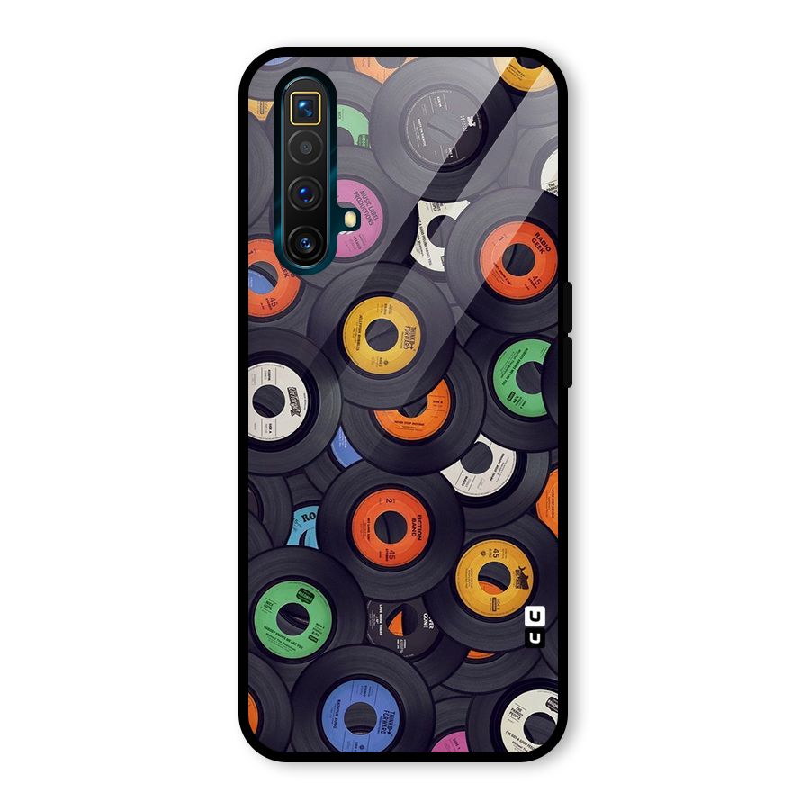 Colorful Disks Glass Back Case for Realme X3 SuperZoom