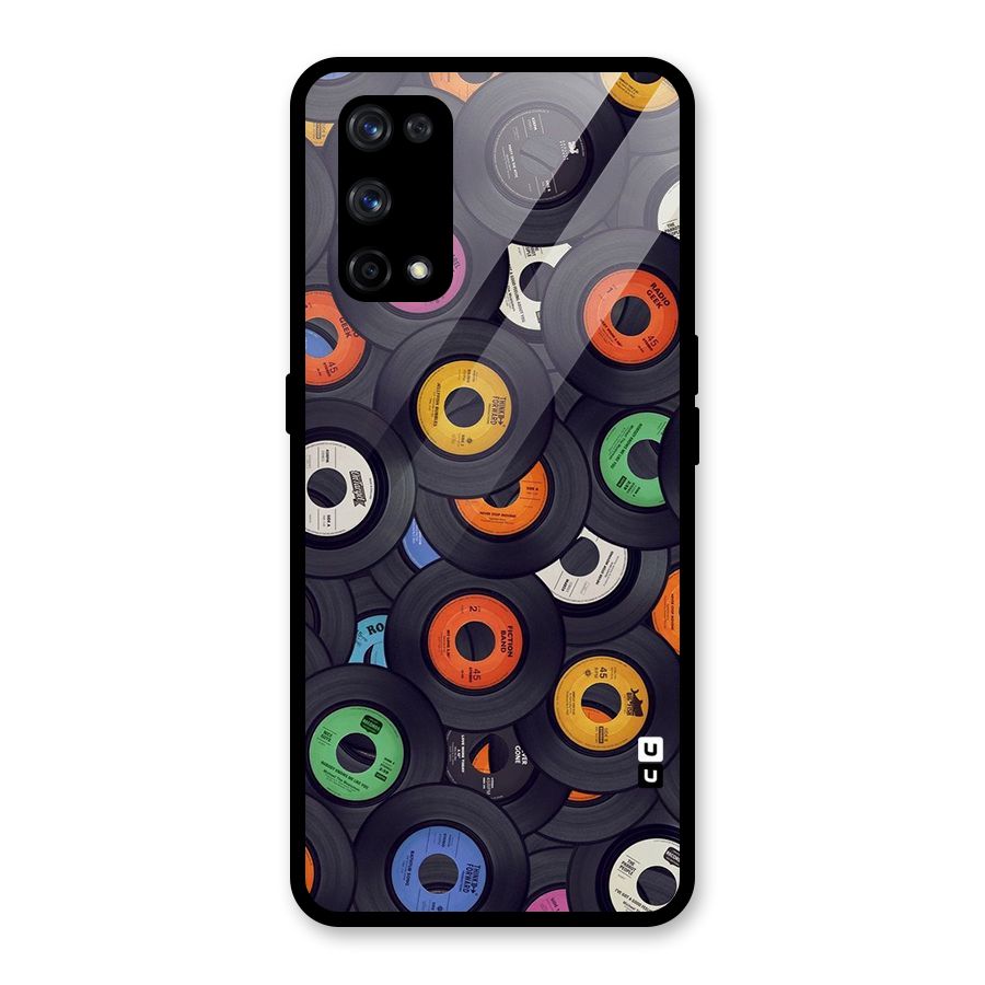 Colorful Disks Glass Back Case for Realme X7 Pro