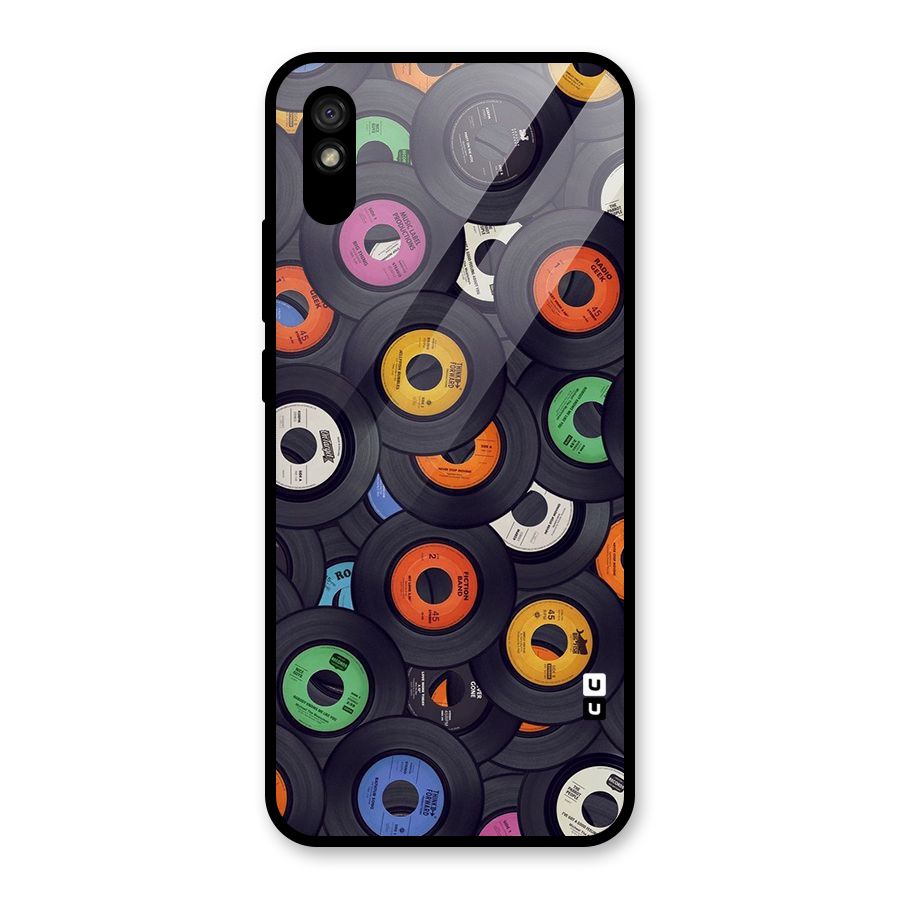 Colorful Disks Glass Back Case for Redmi 9A