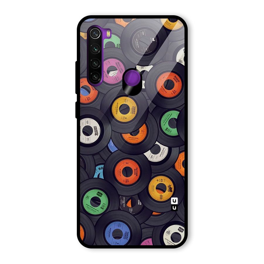 Colorful Disks Glass Back Case for Redmi Note 8