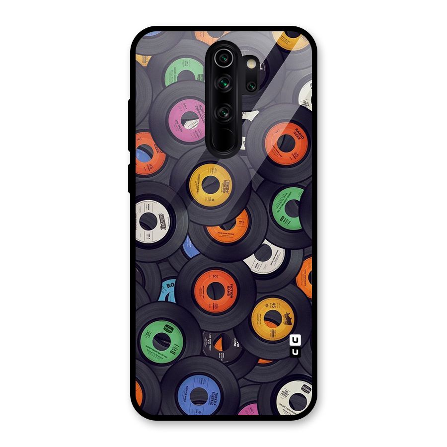 Colorful Disks Glass Back Case for Redmi Note 8 Pro