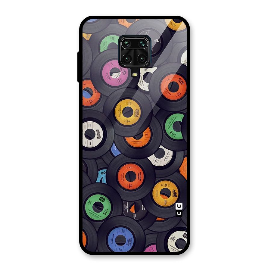 Colorful Disks Glass Back Case for Redmi Note 9 Pro