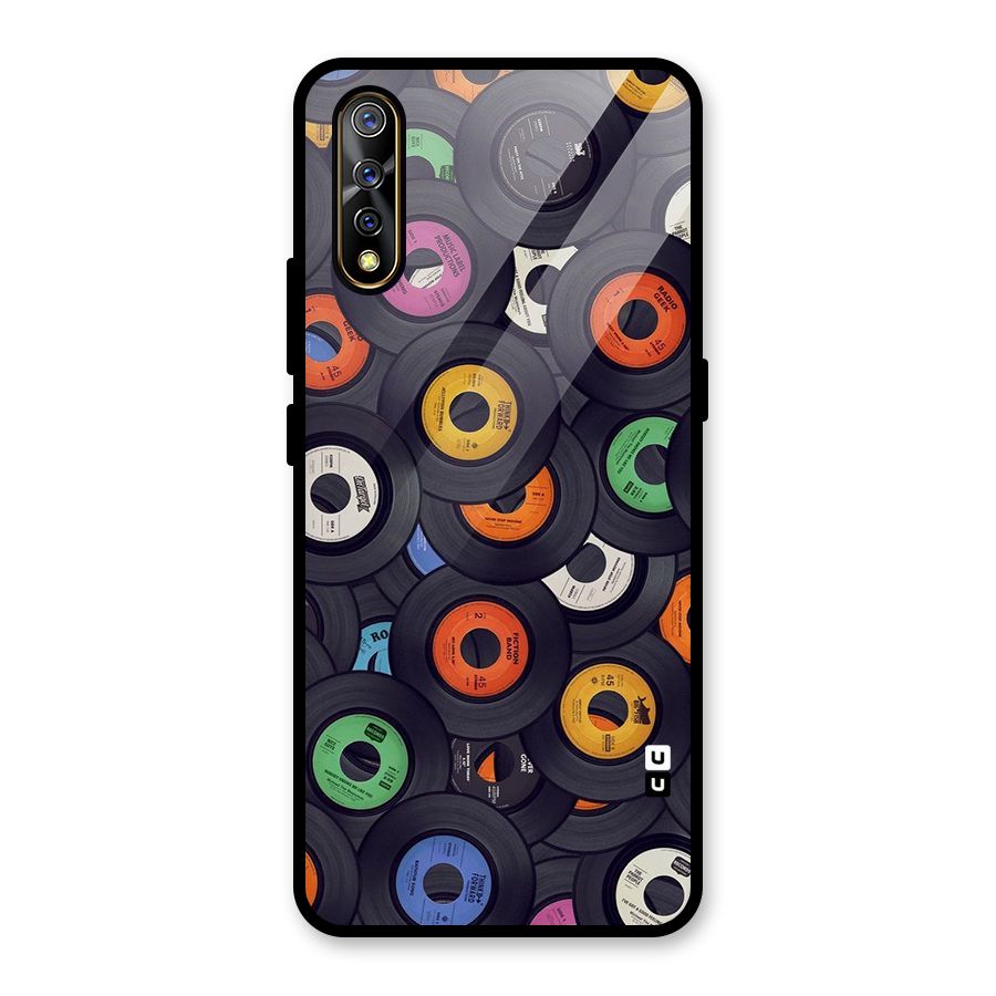Colorful Disks Glass Back Case for Vivo S1