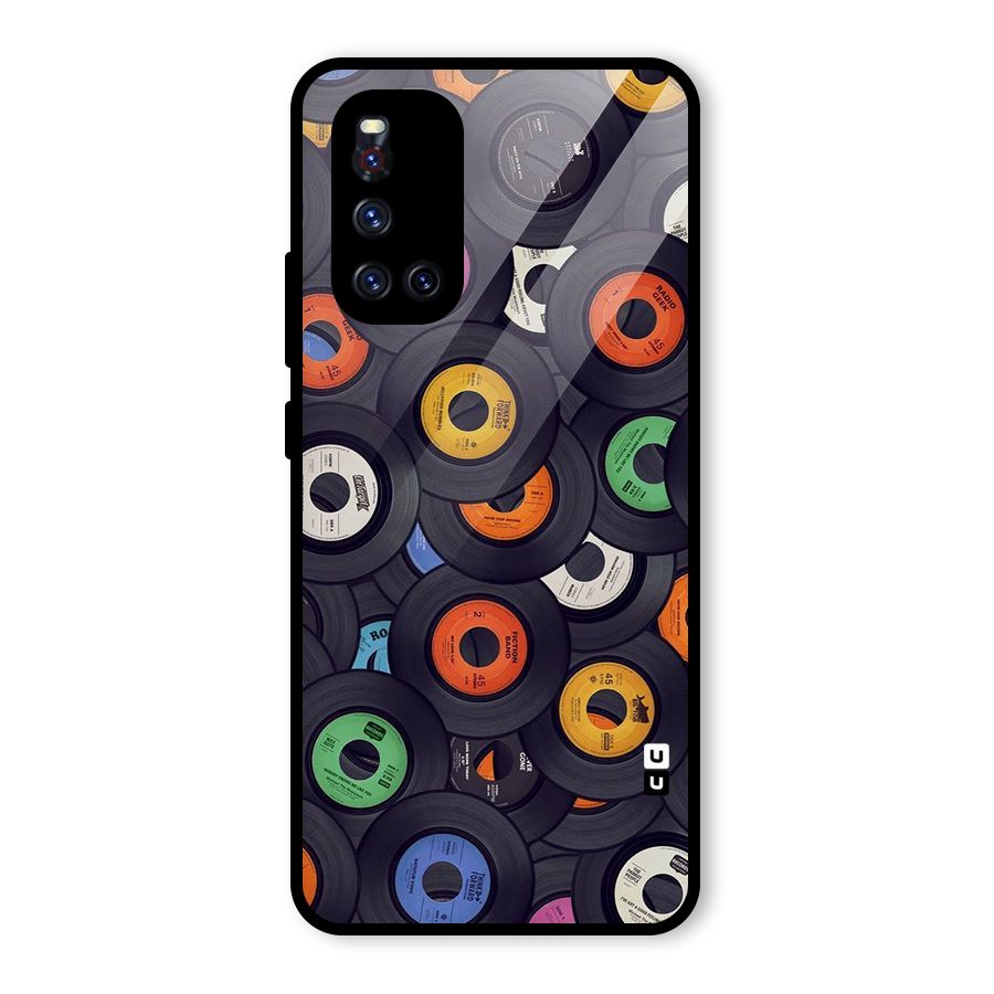 Colorful Disks Glass Back Case for Vivo V19