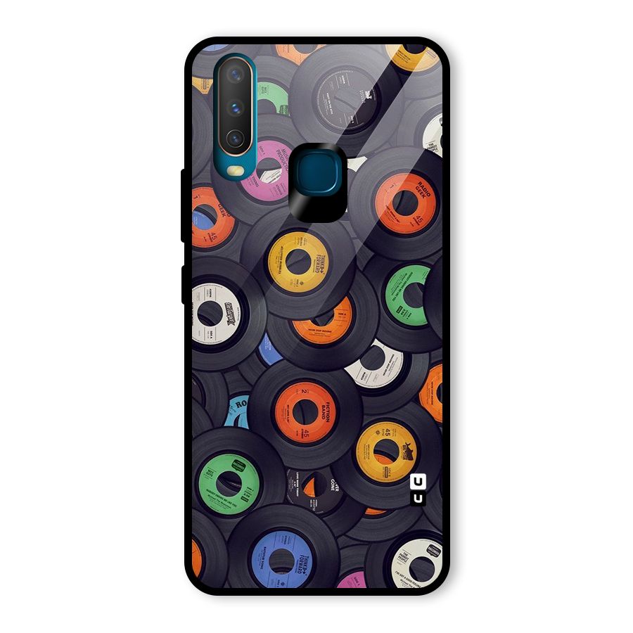 Colorful Disks Glass Back Case for Vivo Y15