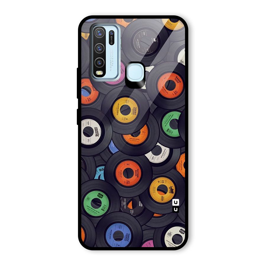 Colorful Disks Glass Back Case for Vivo Y50