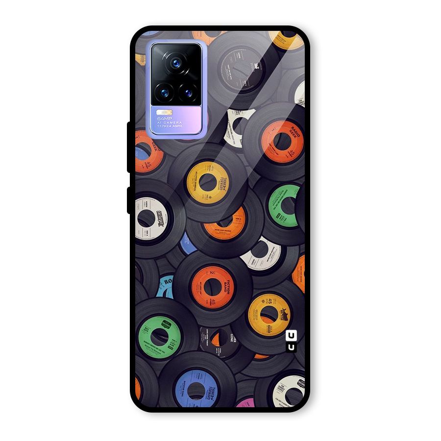 Colorful Disks Glass Back Case for Vivo Y73