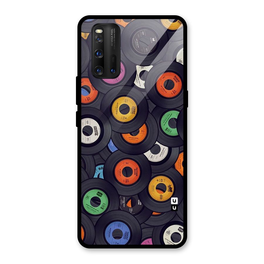 Colorful Disks Glass Back Case for Vivo iQOO 3