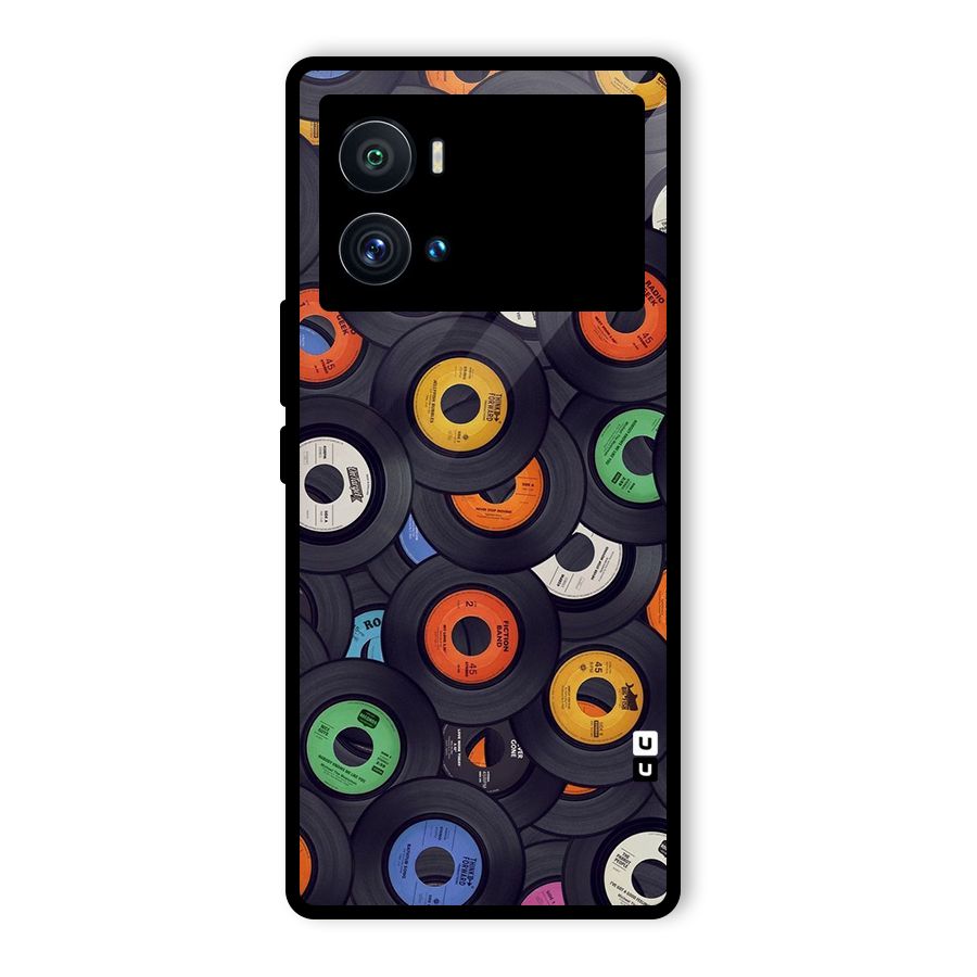 Colorful Disks Glass Back Case for Vivo iQOO 9 Pro