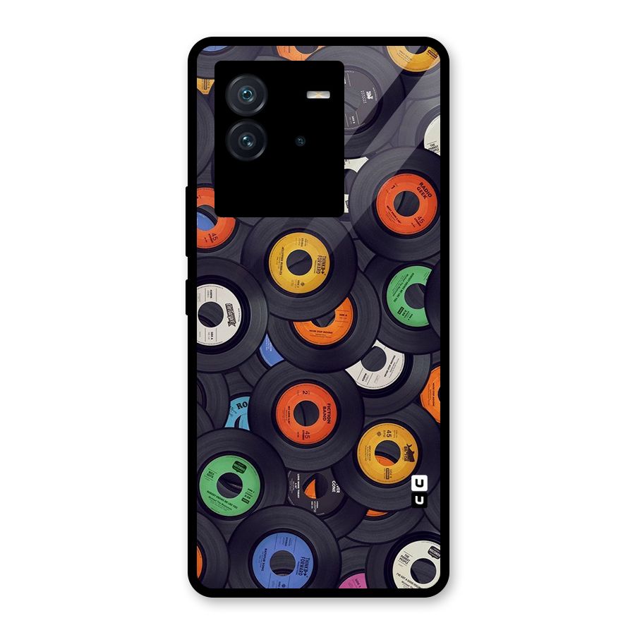 Colorful Disks Glass Back Case for Vivo iQOO Neo 6 5G