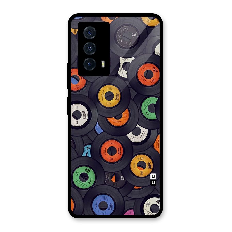 Colorful Disks Glass Back Case for Vivo iQOO Z5