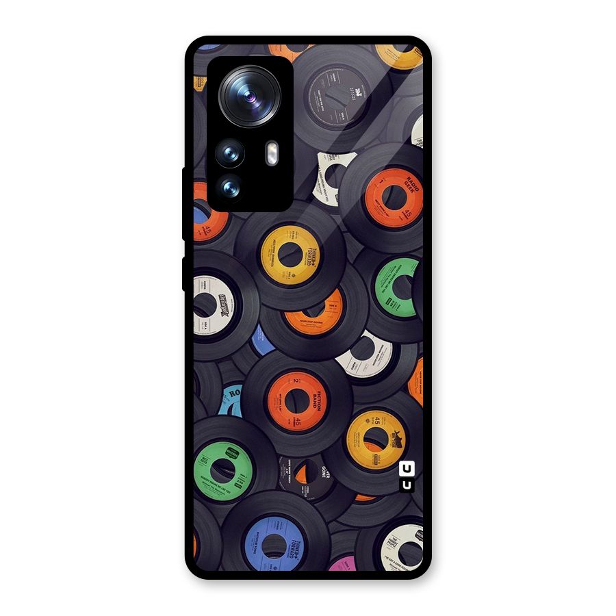 Colorful Disks Glass Back Case for Xiaomi 12 Pro