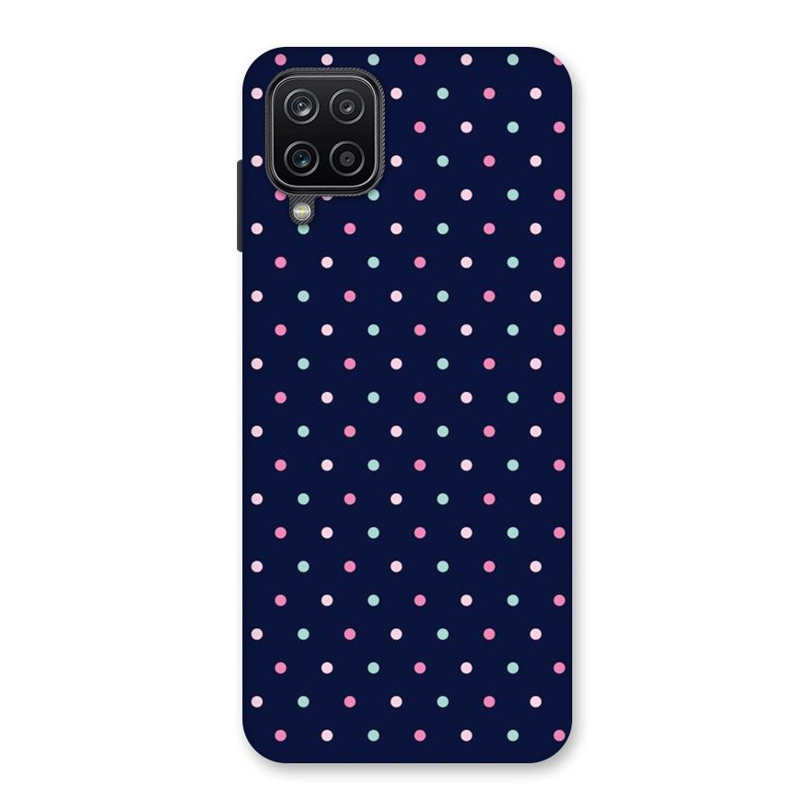 Colorful Dots Pattern Back Case for Galaxy A12