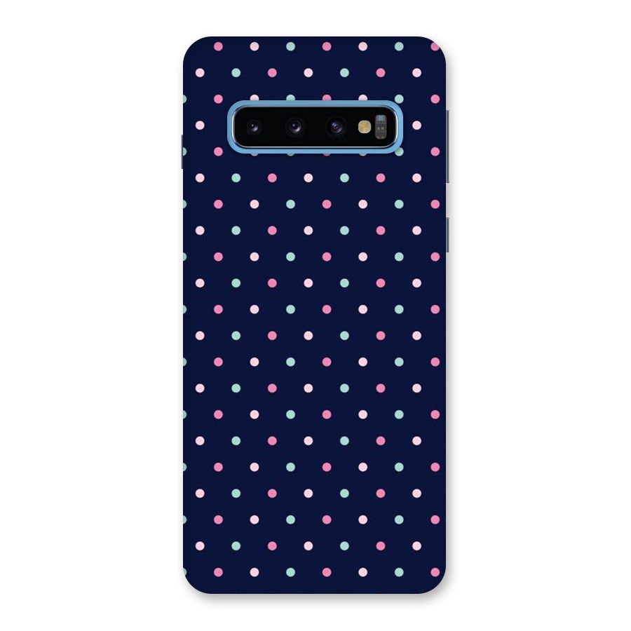 Colorful Dots Pattern Back Case for Galaxy S10