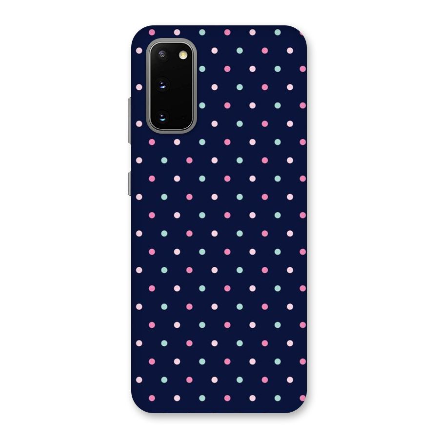 Colorful Dots Pattern Back Case for Galaxy S20