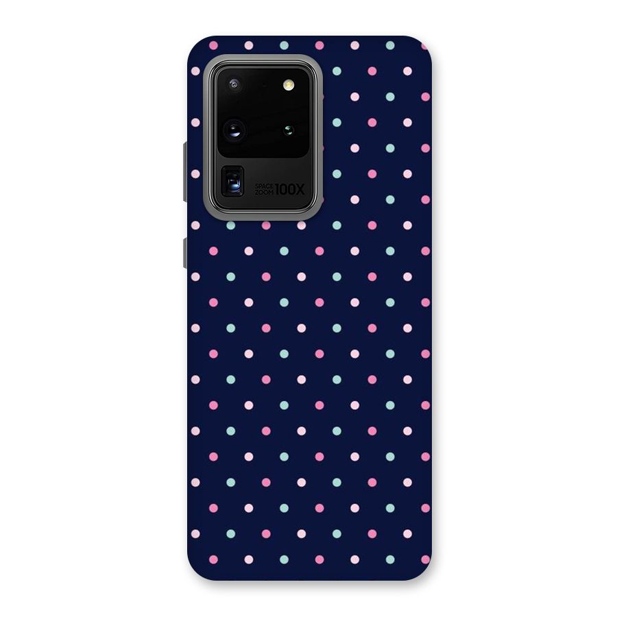 Colorful Dots Pattern Back Case for Galaxy S20 Ultra