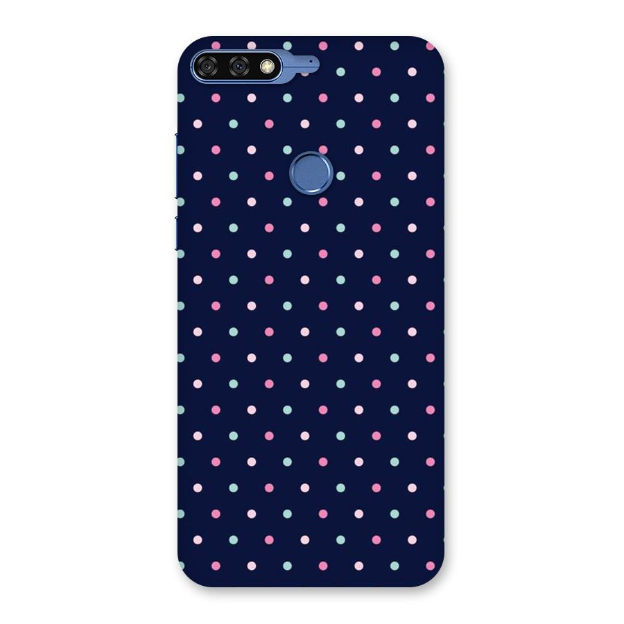 Colorful Dots Pattern Back Case for Honor 7C