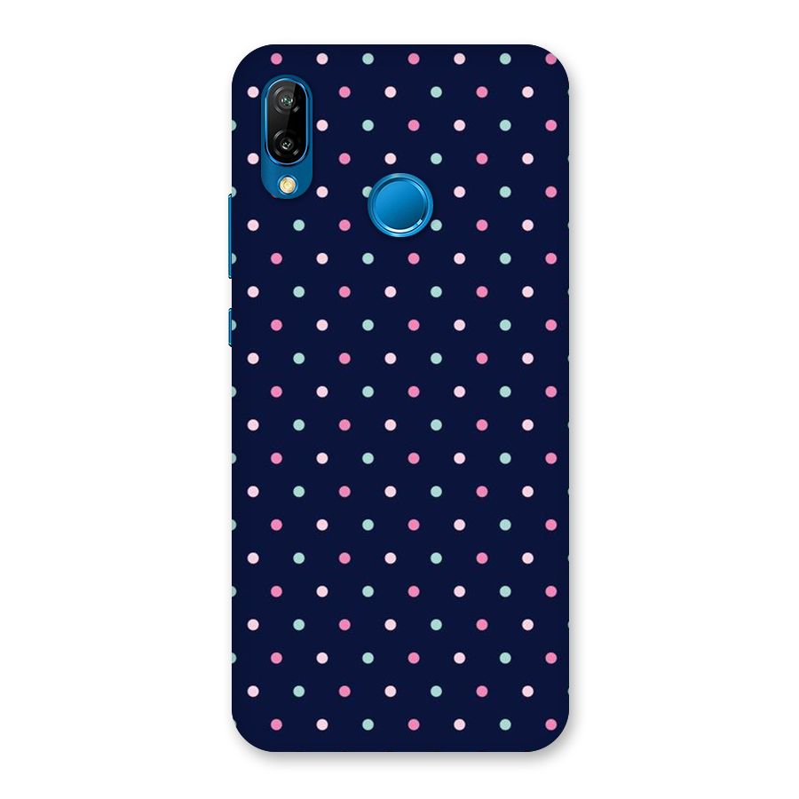 Colorful Dots Pattern Back Case for Huawei P20 Lite