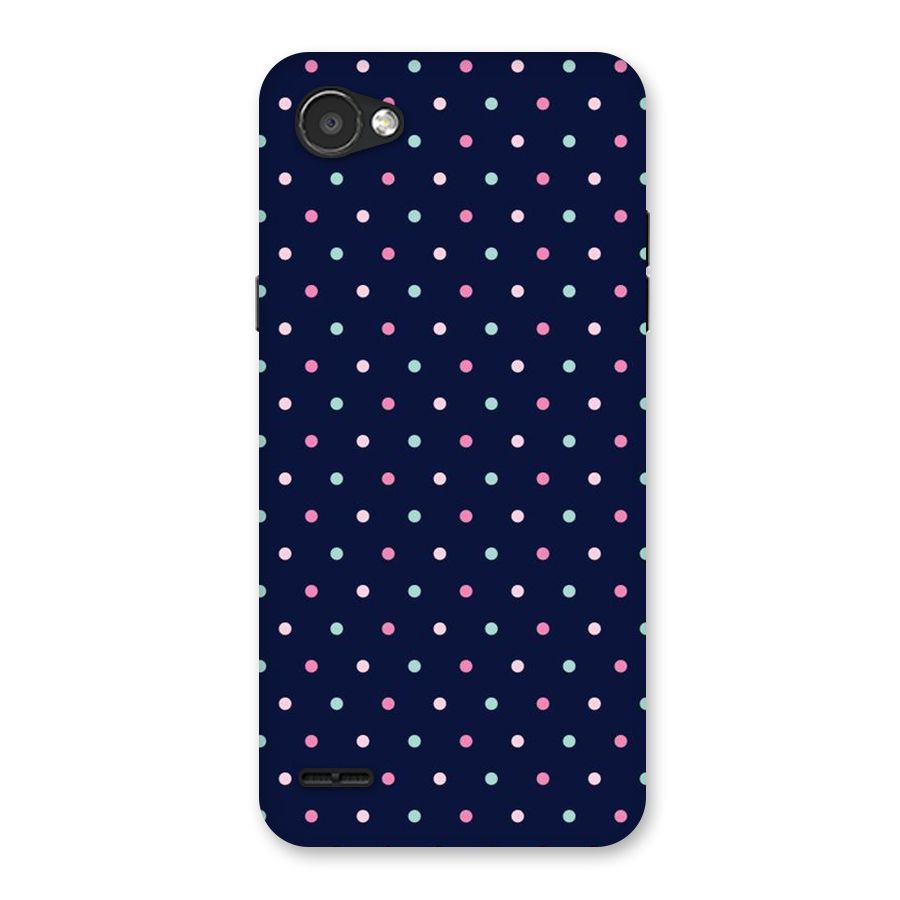 Colorful Dots Pattern Back Case for LG Q6