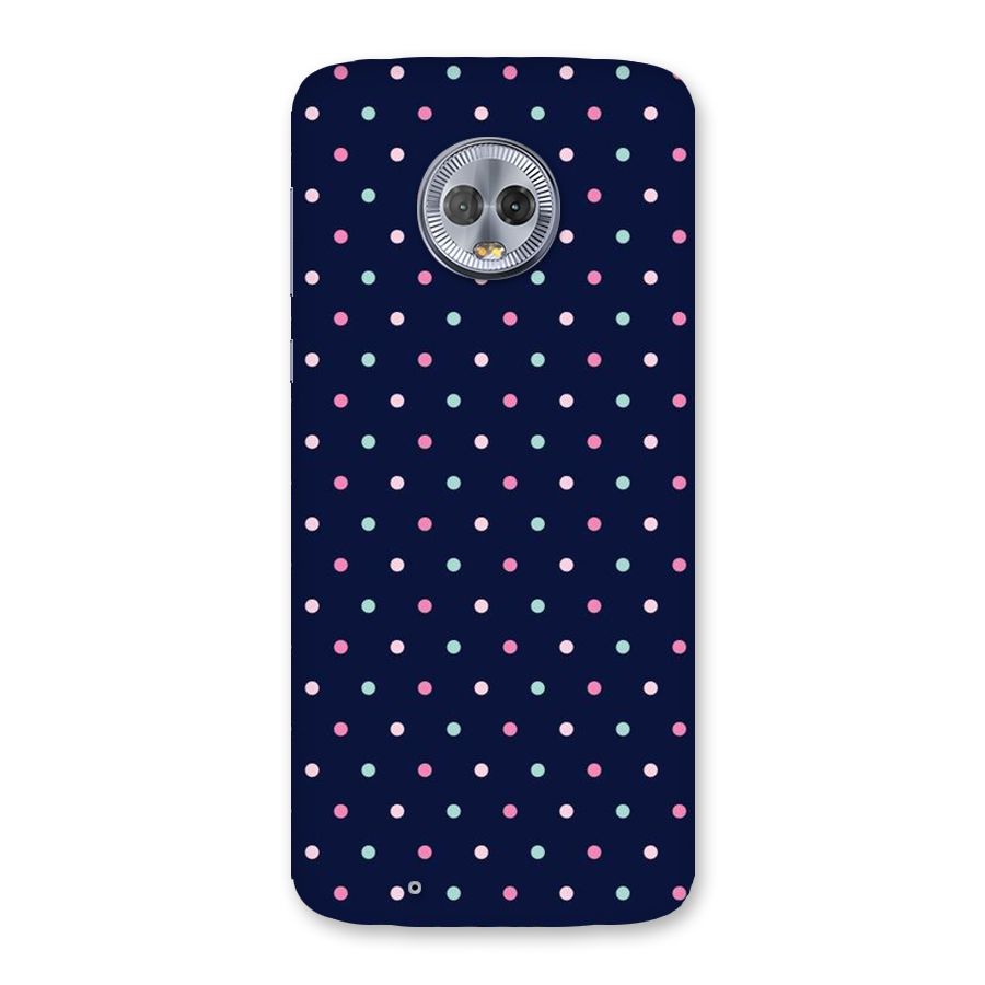 Colorful Dots Pattern Back Case for Moto G6