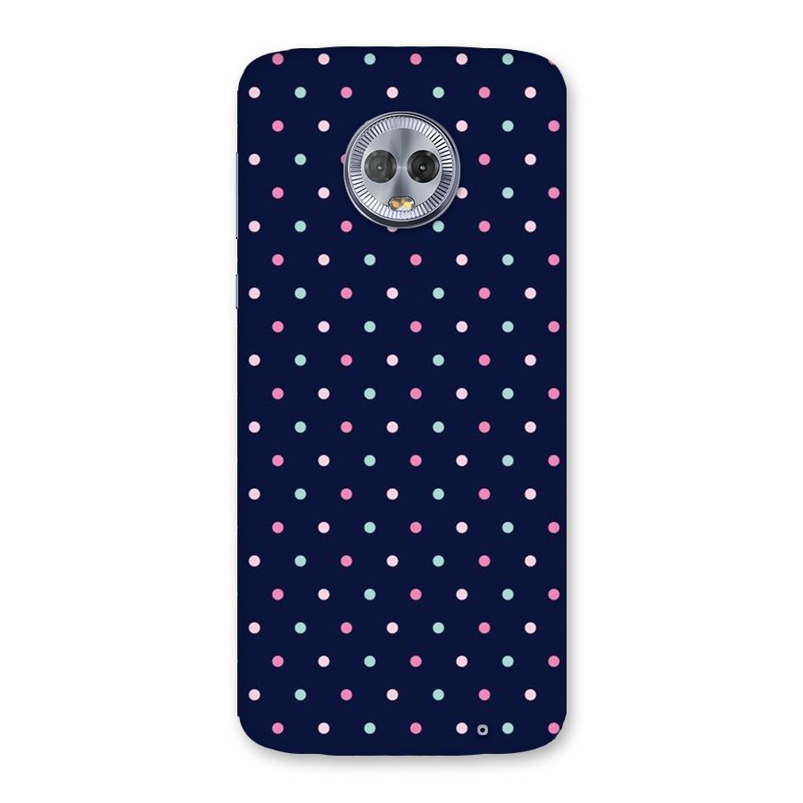 Colorful Dots Pattern Back Case for Moto G6 Plus