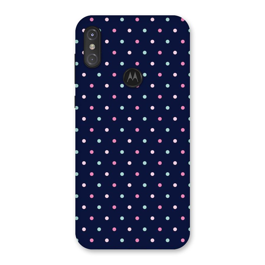 Colorful Dots Pattern Back Case for Motorola One Power