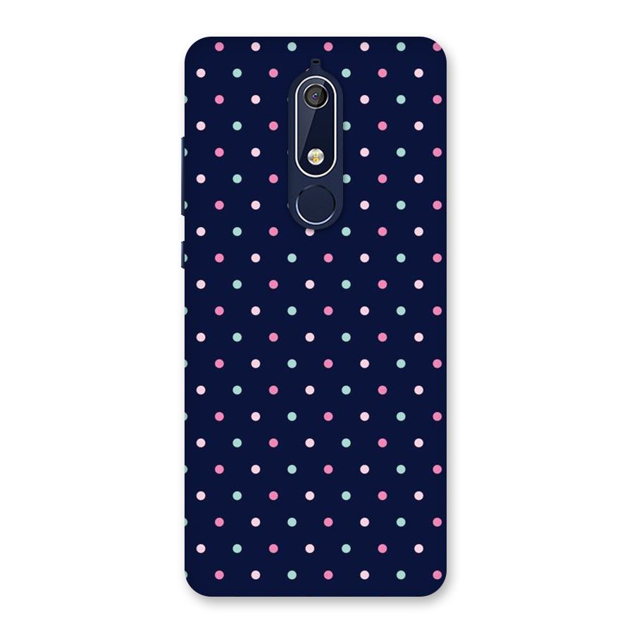 Colorful Dots Pattern Back Case for Nokia 5.1