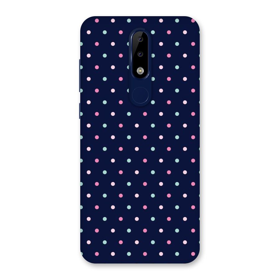 Colorful Dots Pattern Back Case for Nokia 5.1 Plus
