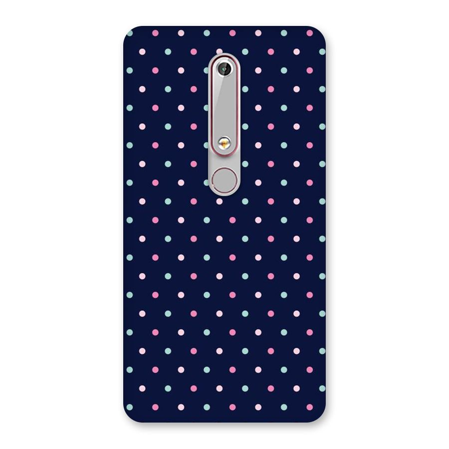Colorful Dots Pattern Back Case for Nokia 6.1