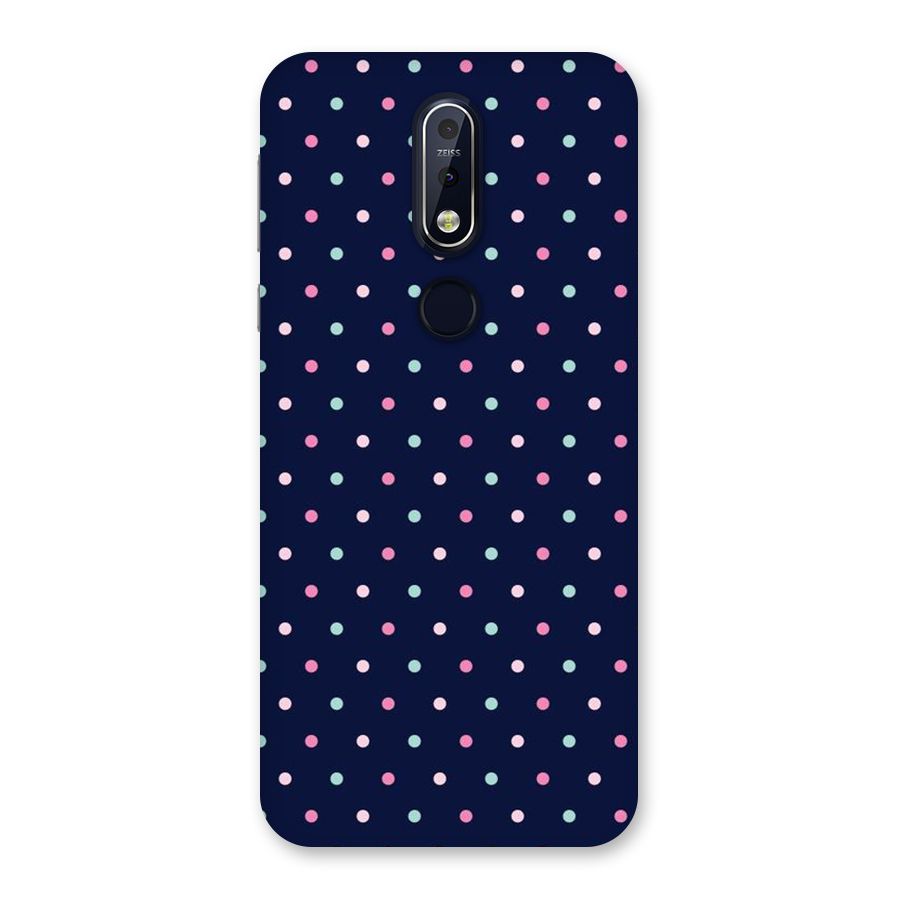 Colorful Dots Pattern Back Case for Nokia 7.1