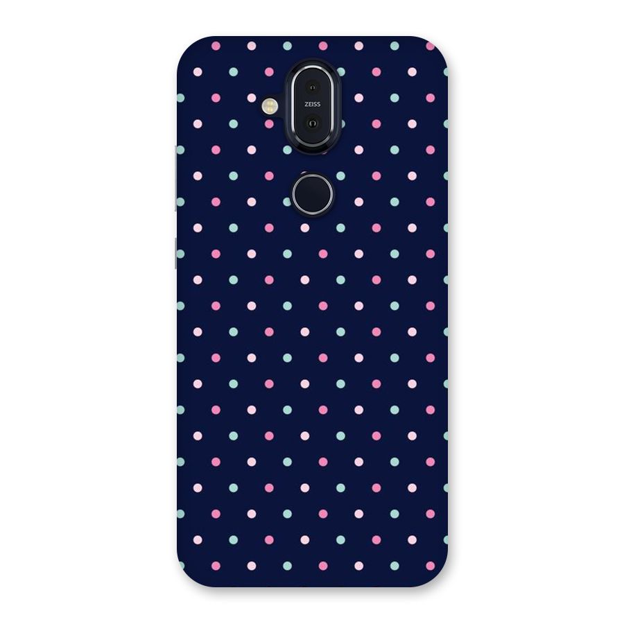 Colorful Dots Pattern Back Case for Nokia 8.1