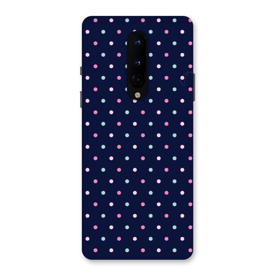Colorful Dots Pattern Back Case for OnePlus 8