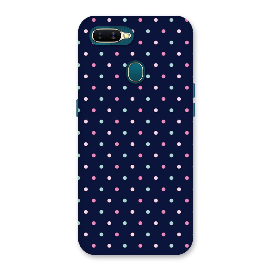 Colorful Dots Pattern Back Case for Oppo A12