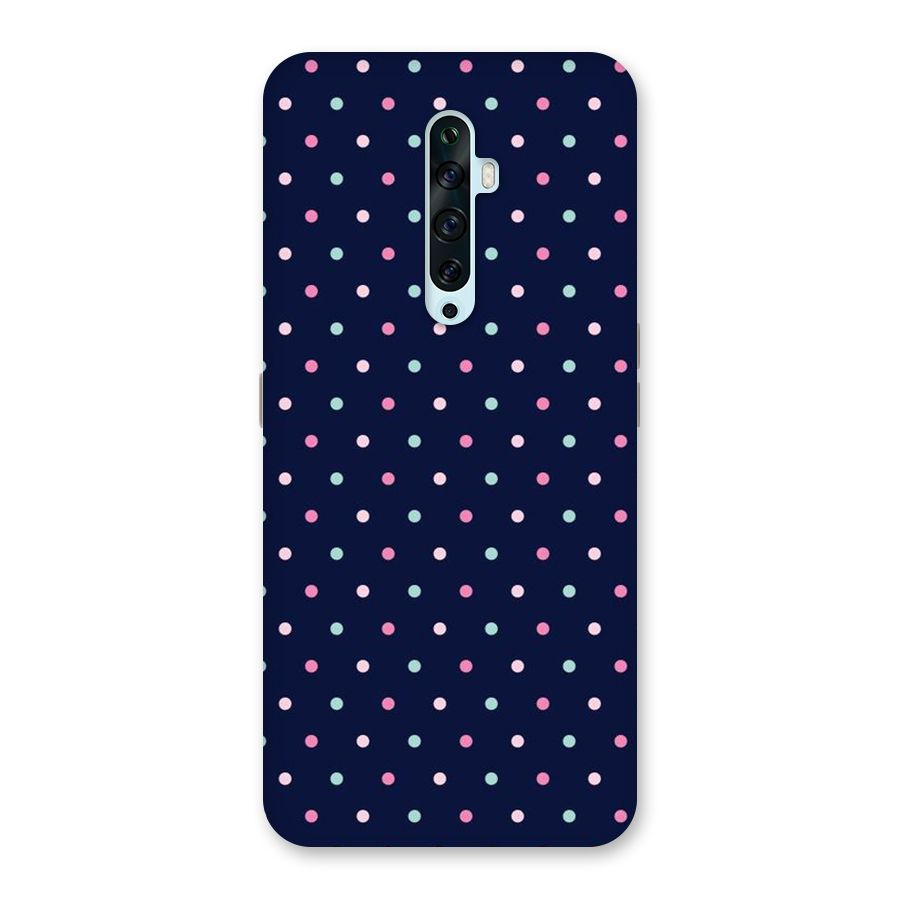 Colorful Dots Pattern Back Case for Oppo Reno2 F
