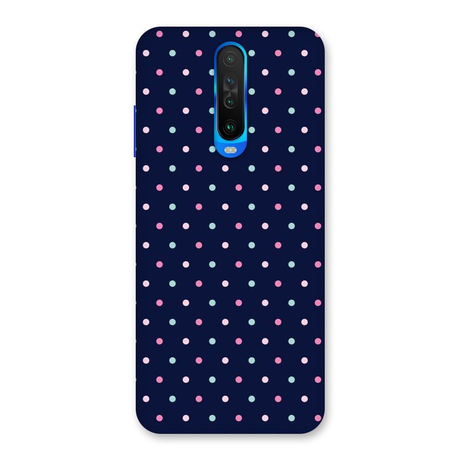 Colorful Dots Pattern Back Case for Poco X2