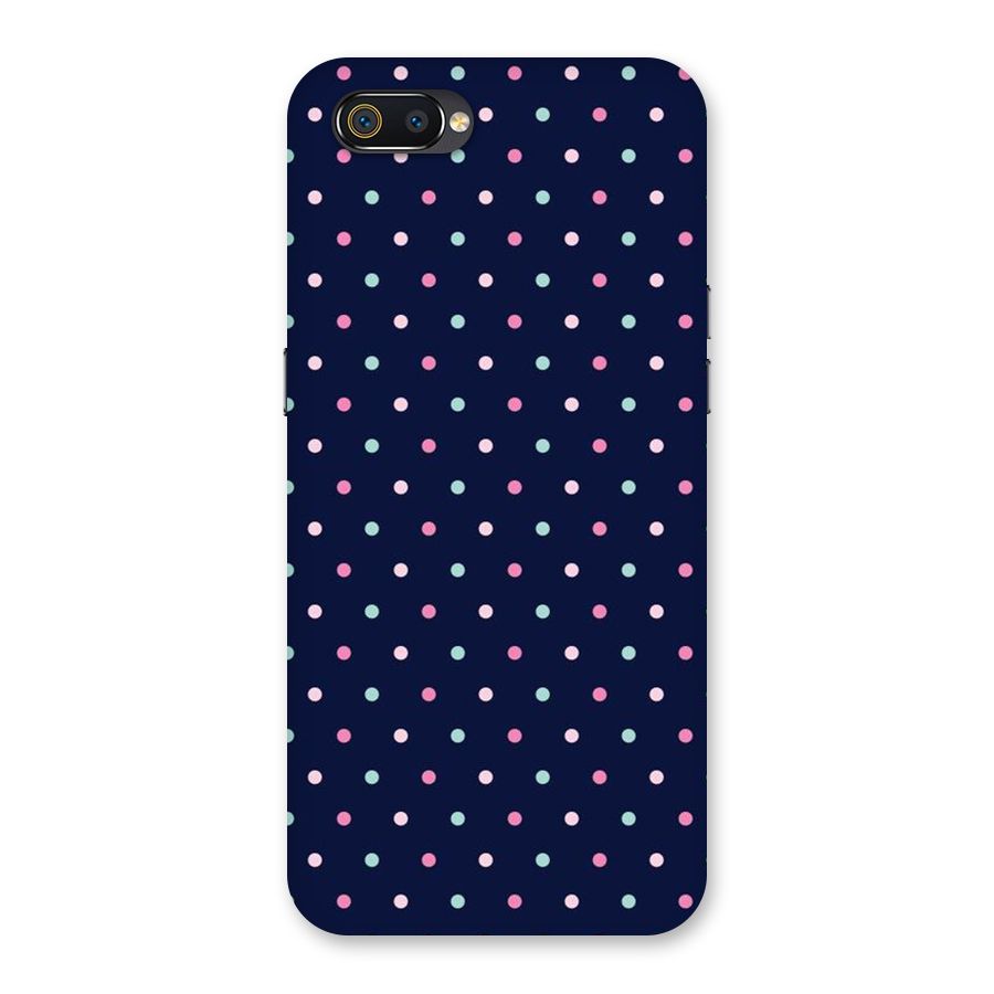 Colorful Dots Pattern Back Case for Realme C2