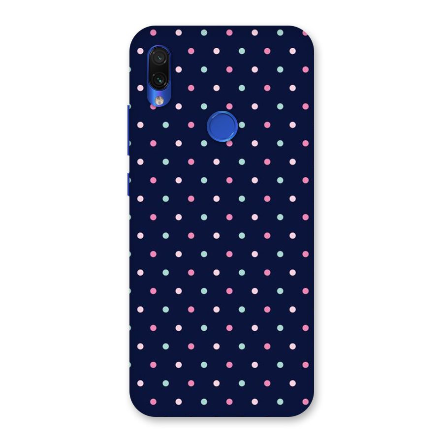 Colorful Dots Pattern Back Case for Redmi Note 7S