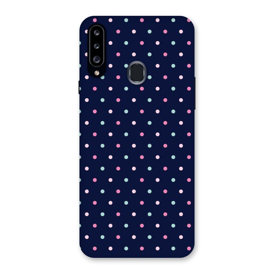 Colorful Dots Pattern Back Case for Samsung Galaxy A20s