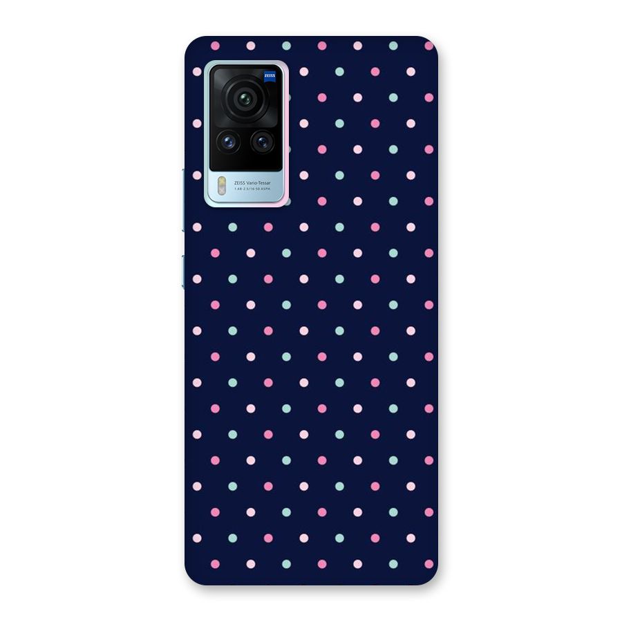 Colorful Dots Pattern Back Case for Vivo X60 Pro