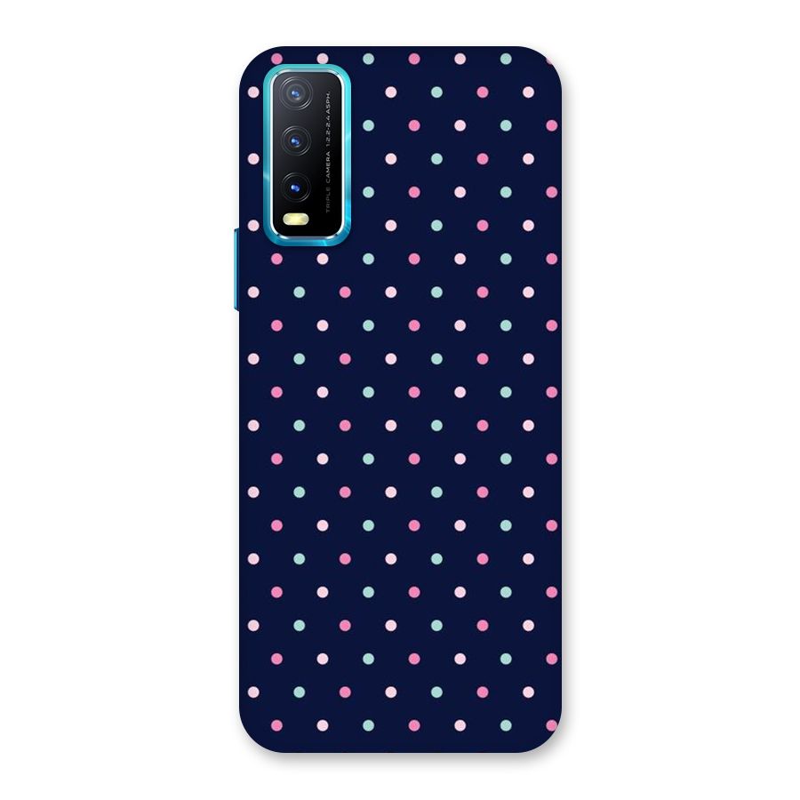 Colorful Dots Pattern Back Case for Vivo Y20G