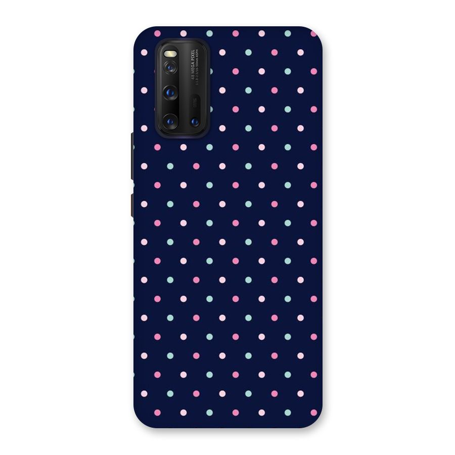 Colorful Dots Pattern Back Case for Vivo iQOO 3