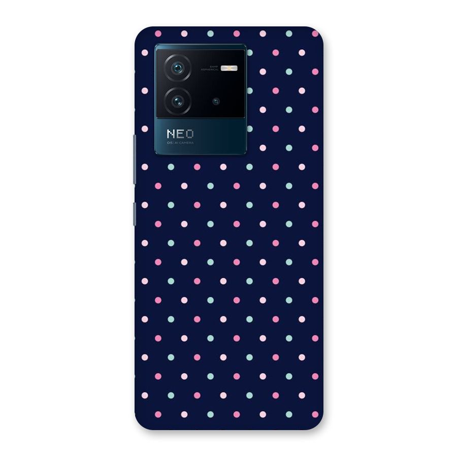 Colorful Dots Pattern Back Case for Vivo iQOO Neo 6 5G