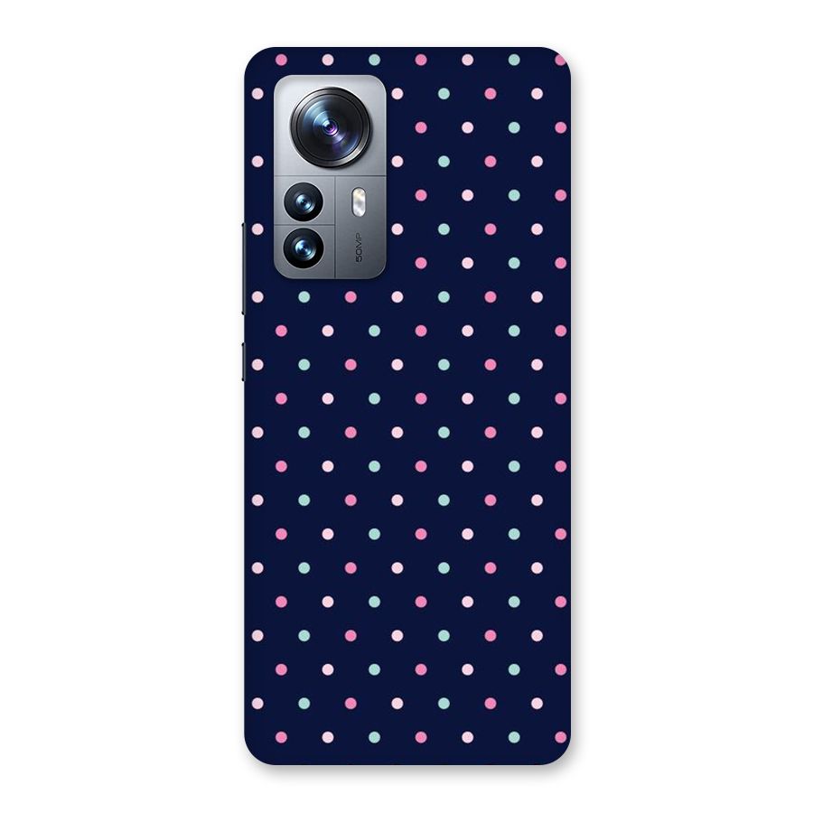 Colorful Dots Pattern Back Case for Xiaomi 12 Pro