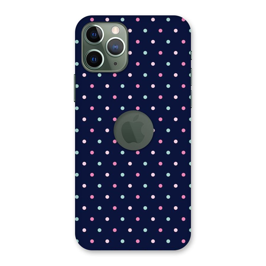 Colorful Dots Pattern Back Case for iPhone 11 Pro Logo  Cut