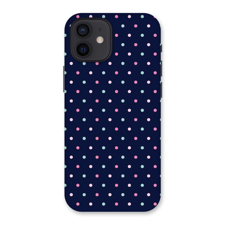 Colorful Dots Pattern Back Case for iPhone 12