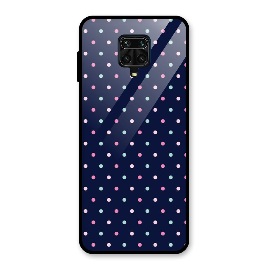 Colorful Dots Pattern Glass Back Case for Poco M2 Pro