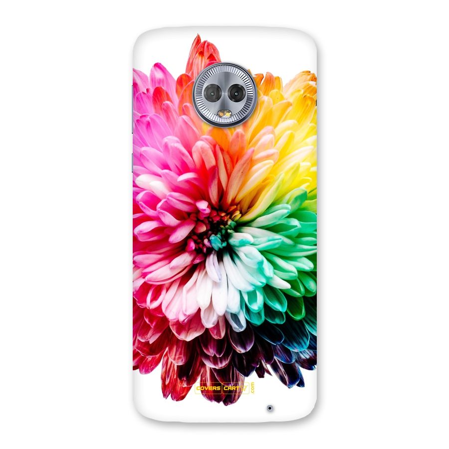 Colorful Flower Back Case for Moto G6 Plus