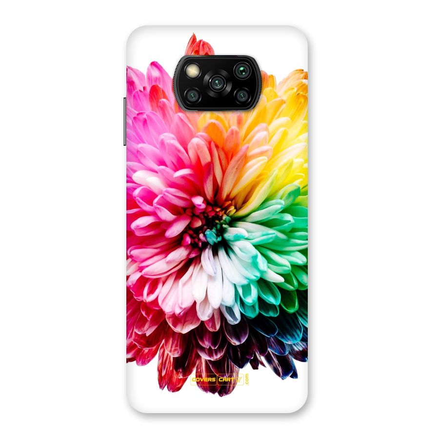 Colorful Flower Back Case for Poco X3