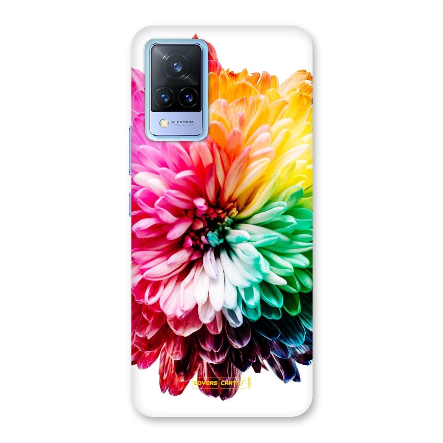 Colorful Flower Back Case for Vivo V21 5G