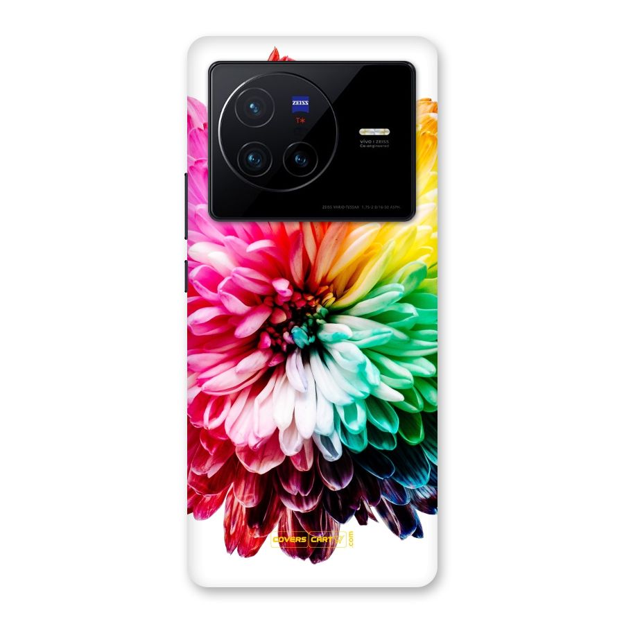 Colorful Flower Back Case for Vivo X80